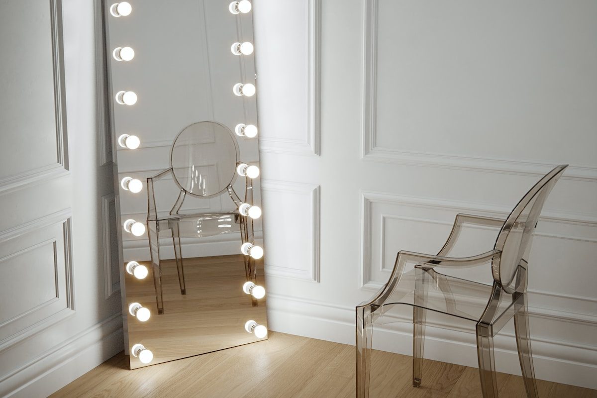 brown wooden chair near white wooden door